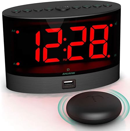 Reloj despertador con vibración debajo de la almohada