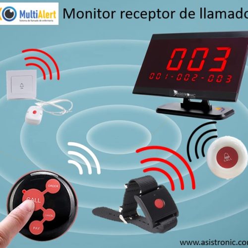 Receptor LED para timbres múltiples de llamado Multialert AS1502