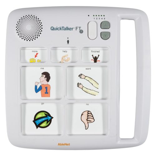 Comunicador Vocalizador CAA Portátil QuickTalker FT7