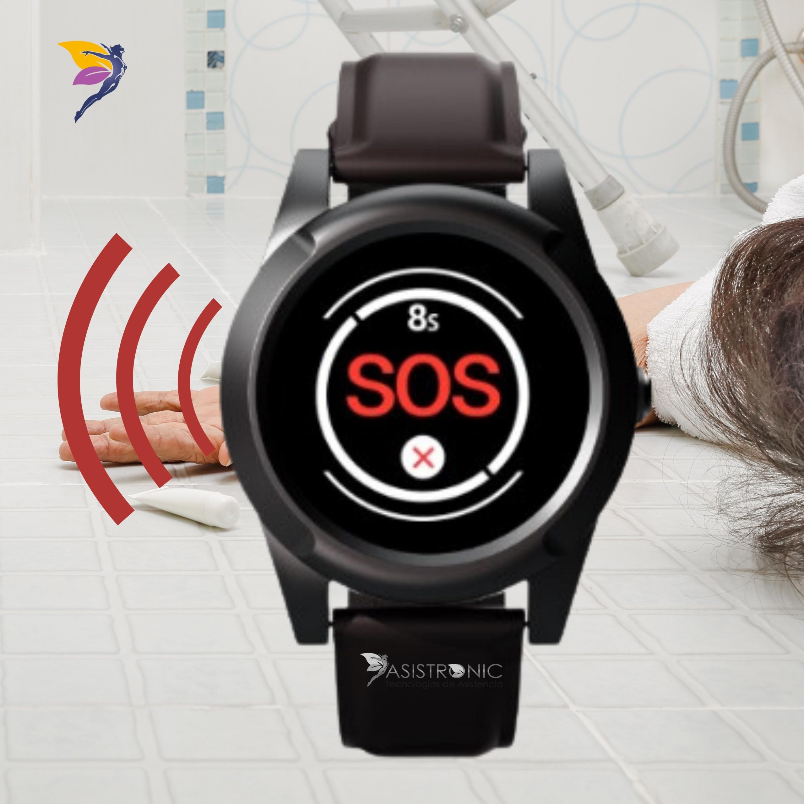 Reloj Inteligente SOS con GPS GUARDIAN 2.0 – Asistronic