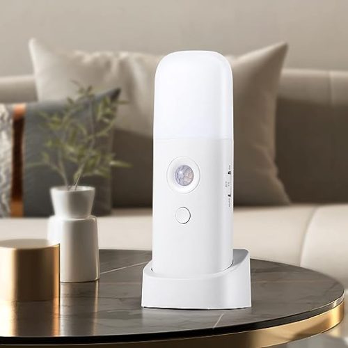 Lampara LED con Sensor de Movimiento Recargable Portátil para Pasillos