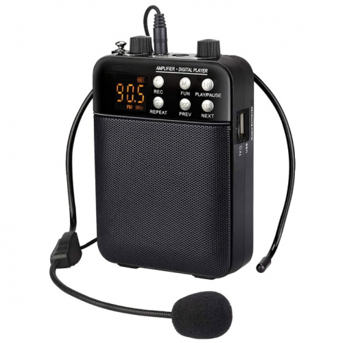 Amplificador Digital de Voz Portátil con Micrófono