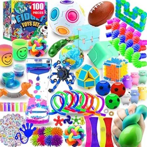 Kit 100 juguetes de estimulación sensorial para Autismo y TDAH